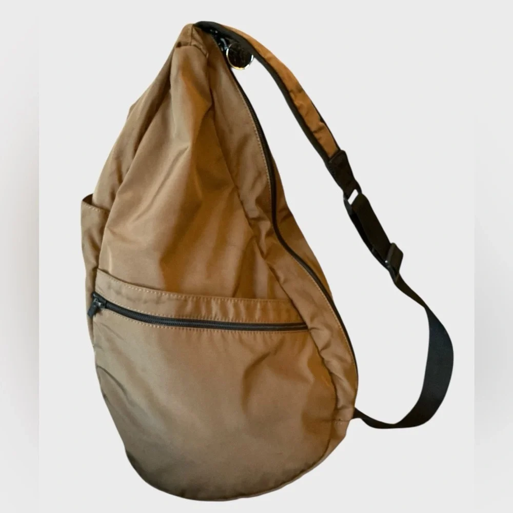 L.L. Bean AmeriBag Sling Backpack Brown Healthy Back Bag USA